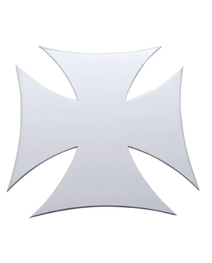 (BULK) STAINLESS STEEL 12" IRON CROSS CUTOUT - WELDED STUD