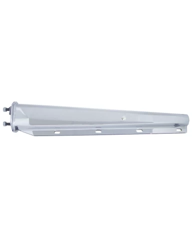 (2/CBOX) CHROME 30" SPRING LOADED MUD FLAP HANGER - COMPETITION SERIES - 2 1/2" BOLT PATTERN (2/CBOX) CHROME 30" SPRING LOADED MUD FLAP HANGER - COMPETITION SERIES - 2 1/2" BOLT PATTERN