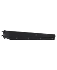 (2/CBOX) BLACK 30" SPRING LOADED MUD FLAP HANGER - COMPETITION SERIES - 2 1/2" BOLT PATTERN
