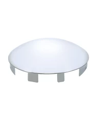 (BULK) STAINLESS STEEL UNIVERSAL DOME FRONT HUB CAP - 1" LIP (BULK) STAINLESS STEEL UNIVERSAL DOME FRONT HUB CAP - 1" LIP