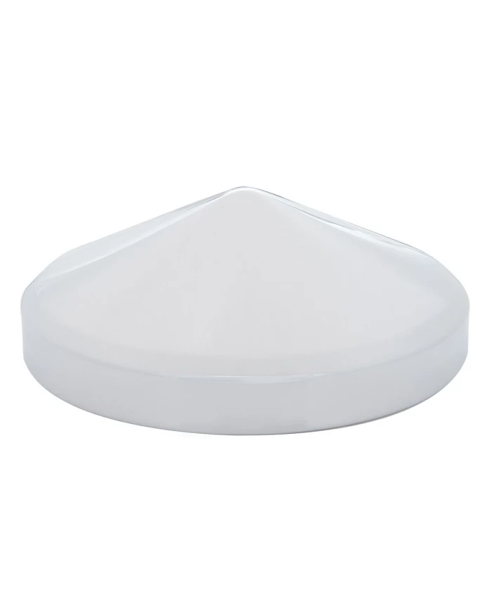 (BULK) STAINLESS STEEL 8" REAR POINTED HUB CAP (BULK) STAINLESS STEEL 8" REAR POINTED HUB CAP