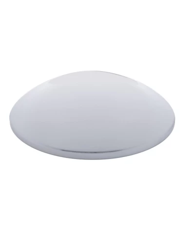 (BULK) STAINLESS STEEL 9 1/4" TRAILER HUB CAP W/ 3 CLIPS (BULK) STAINLESS STEEL 9 1/4" TRAILER HUB CAP W/ 3 CLIPS