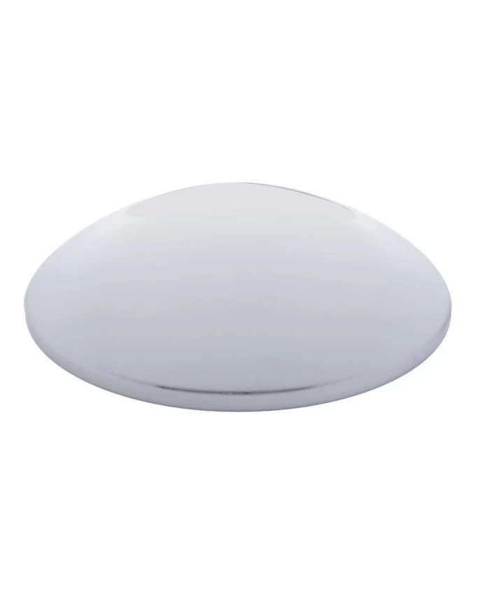 (BULK) STAINLESS STEEL 9 1/4" TRAILER HUB CAP W/ 3 CLIPS (BULK) STAINLESS STEEL 9 1/4" TRAILER HUB CAP W/ 3 CLIPS