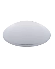 (BULK) STAINLESS STEEL 9 1/4" TRAILER HUB CAP W/ 3 CLIPS (BULK) STAINLESS STEEL 9 1/4" TRAILER HUB CAP W/ 3 CLIPS