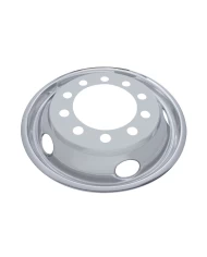 (BULK) STAINLESS STEEL 22 1/2" UNI-MOUNT 5 HAND HOLE FRONT WHEEL LINER (BULK) STAINLESS STEEL 22 1/2" UNI-MOUNT 5 HAND HOLE FRONT WHEEL LINER