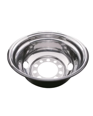 (BULK) STAINLESS STEEL 24 1/2" 2 HAND HOLE REAR WHEEL LINER (BULK) STAINLESS STEEL 24 1/2" 2 HAND HOLE REAR WHEEL LINER