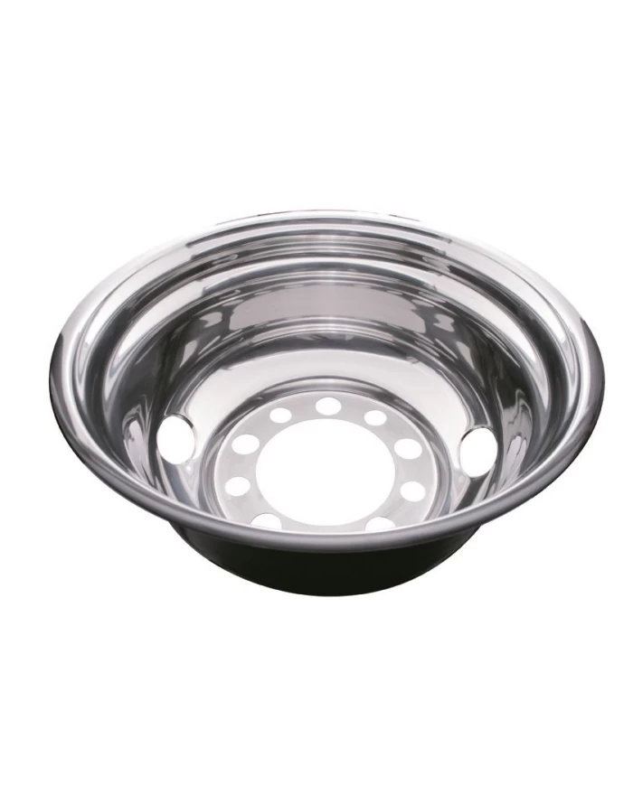 (BULK) STAINLESS STEEL 24 1/2" 2 HAND HOLE REAR WHEEL LINER (BULK) STAINLESS STEEL 24 1/2" 2 HAND HOLE REAR WHEEL LINER