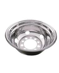 (BULK) STAINLESS STEEL 24 1/2" 5 HAND HOLE REAR WHEEL LINER (BULK) STAINLESS STEEL 24 1/2" 5 HAND HOLE REAR WHEEL LINER