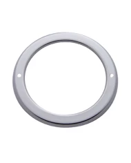 (CARD) STAINLESS STEEL 2 1/2" BEZEL - NARROW GROMMET