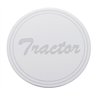 UP23364-1-"Tractor" Stainless Air Valve Knob Plaque Only - Cursive Script