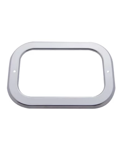 (CARD) STAINLESS STEEL RECTANGULAR LIGHT BEZEL (CARD) STAINLESS STEEL RECTANGULAR LIGHT BEZEL