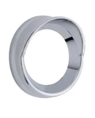 (CARD) CHROME PLASTIC SMALL GAUGE COVER W/ VISOR - KENWORTH (CARD) CHROME PLASTIC SMALL GAUGE COVER W/ VISOR - KENWORTH