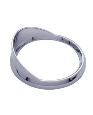 (CARD) CHROME PLASTIC CENTURY SPEED/TACHOMETER COVER W/ VISOR - FREIGHTLINER (CARD) CHROME PLASTIC CENTURY SPEED/TACHOMETER COVER W/ VISOR - FREIGHTLINER