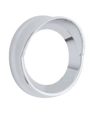 (CARD) CHROME PLASTIC LARGE PYROMETER COVER W/ VISOR - KENWORTH