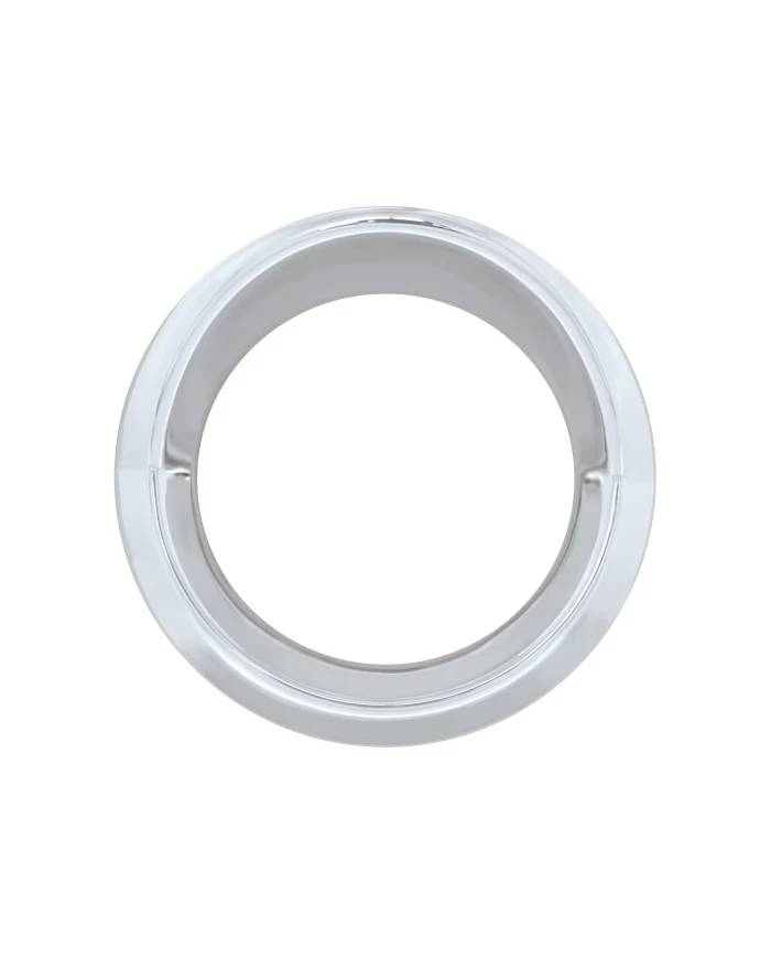 (CARD) CHROME PLASTIC SMALL GAUGE COVER W/ VISOR - 2006+ PETERBILT