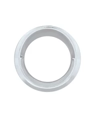 (CARD) CHROME PLASTIC SMALL GAUGE COVER W/ VISOR - 2006+ PETERBILT