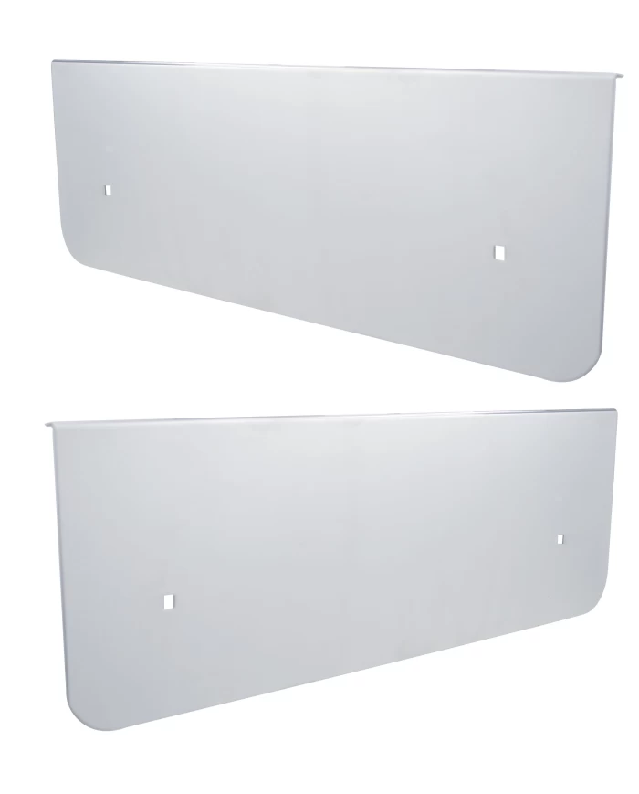 (2/BULK) STAINLESS STEEL FRONT FENDER GUARDS - 2002 KENWORTH W900