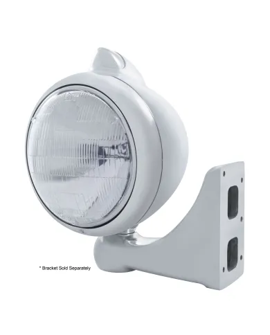 UP32619-Chrome Guide 682-C Headlight 6014 & Original Style LED Signal - Clear Lens