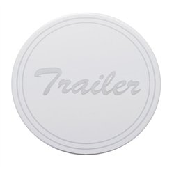 UP23364-2-"Trailer" Stainless Air Valve Knob Plaque Only - Cursive Script