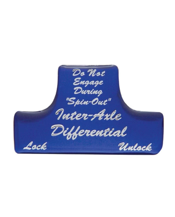 (BULK) GLOSSY AXLE-DIFFERENTIAL STICKER - BLUE
