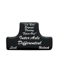 (BULK) GLOSSY AXLE-DIFFERENTIAL STICKER - BLACK