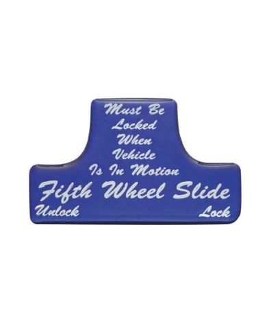 (BULK) GLOSSY FIFTH WHEEL STICKER - BLUE (BULK) GLOSSY FIFTH WHEEL STICKER - BLUE
