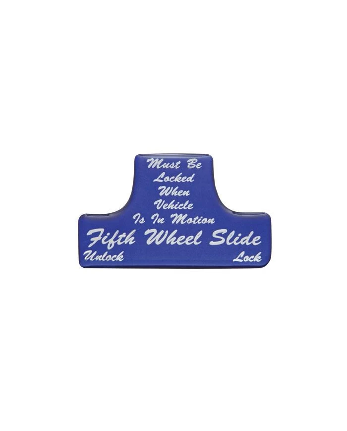 (BULK) GLOSSY FIFTH WHEEL STICKER - BLUE