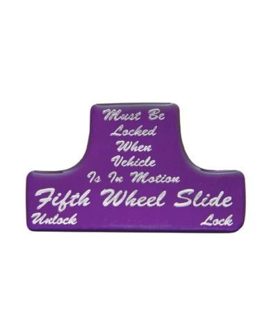 (BULK) GLOSSY FIFTH WHEEL STICKER - PURPLE (BULK) GLOSSY FIFTH WHEEL STICKER - PURPLE