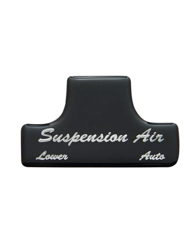 (BULK) GLOSSY SUSPENSION AIR STICKER - BLACK (BULK) GLOSSY SUSPENSION AIR STICKER - BLACK