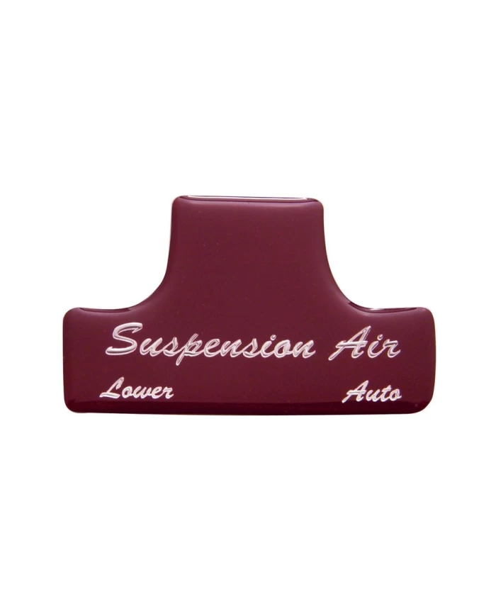 (BULK) GLOSSY SUSPENSION AIR STICKER - RED