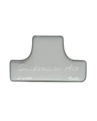 (BULK) GLOSSY SUSPENSION AIR STICKER - SILVER