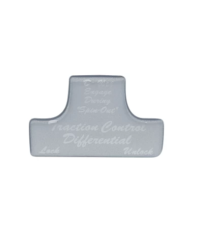 (BULK) GLOSSY TRACTION CONTROL DIFFERENTIAL STICKER - SILVER (BULK) GLOSSY TRACTION CONTROL DIFFERENTIAL STICKER - SILVER