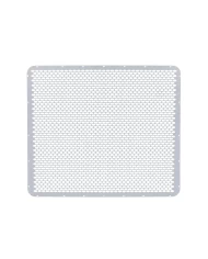 (BOX) PETERBILT EXTENDED HOOD STAINLESS STEEL GRILL - ALTERNATING OVAL HOLE PATTERN (BOX) PETERBILT EXTENDED HOOD STAINLESS STEEL GRILL - ALTERNATING OVAL HOLE PATTERN