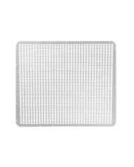 (BOX) PETERBILT EXTENDED HOOD STAINLESS STEEL GRILL - STRAIGHT OVAL HOLE PATTERN (BOX) PETERBILT EXTENDED HOOD STAINLESS STEEL GRILL - STRAIGHT OVAL HOLE PATTERN