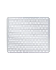 (BOX) PETERBILT EXTENDED HOOD STAINLESS STEEL GRILL - ALTERNATING ROUND HOLE PATTERN (BOX) PETERBILT EXTENDED HOOD STAINLESS STEEL GRILL - ALTERNATING ROUND HOLE PATTERN