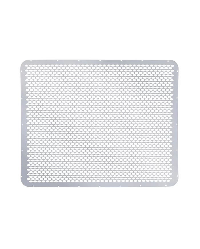 (BOX) PETERBILT SHORT HOOD STAINLESS STEEL GRILL - ALTERNATING OVAL HOLE PATTERN (BOX) PETERBILT SHORT HOOD STAINLESS STEEL GRILL - ALTERNATING OVAL HOLE PATTERN