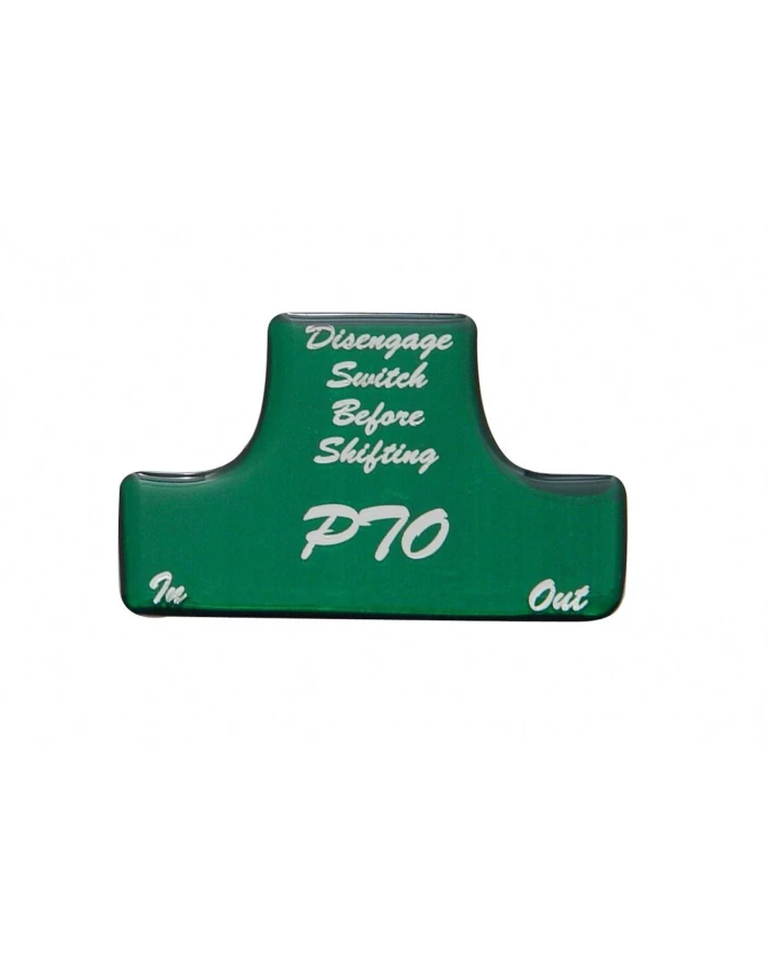 (BULK) GLOSSY PTO STICKER - GREEN