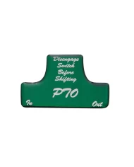 (BULK) GLOSSY PTO STICKER - GREEN