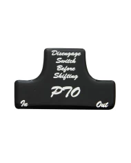 (BULK) GLOSSY PTO STICKER - BLACK