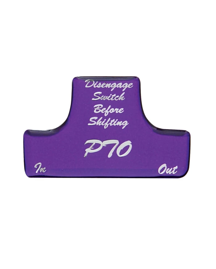 (BULK) GLOSSY PTO STICKER - PURPLE