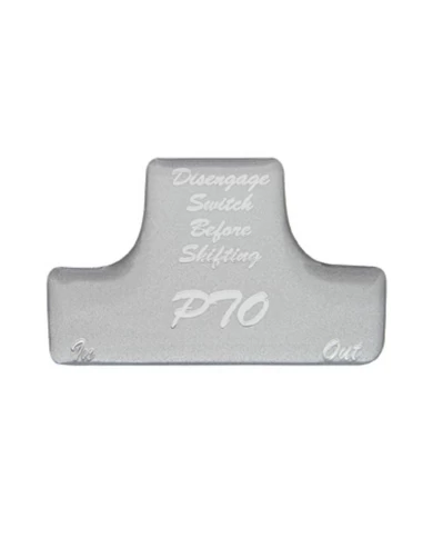 (BULK) GLOSSY PTO STICKER - SILVER (BULK) GLOSSY PTO STICKER - SILVER