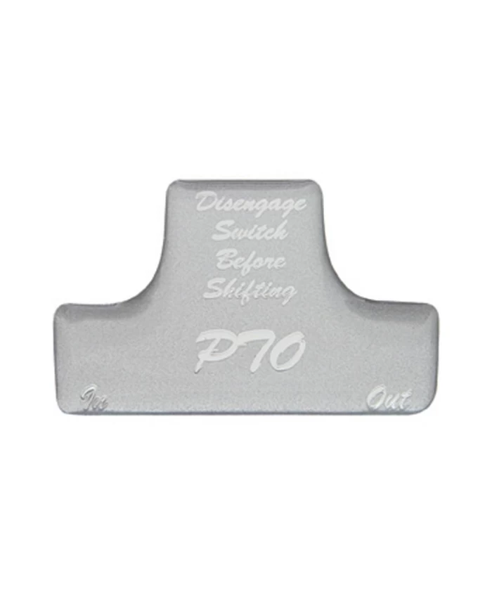 (BULK) GLOSSY PTO STICKER - SILVER