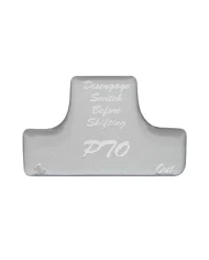 (BULK) GLOSSY PTO STICKER - SILVER