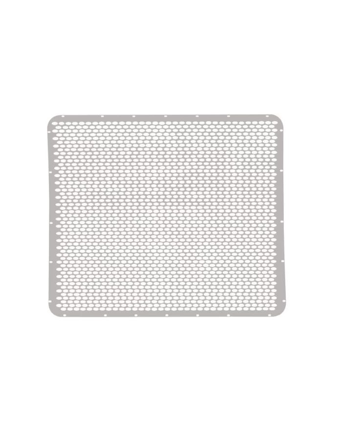 (BOX) STAINLESS STEEL PETERBILT SHORT NOSE GRILL W/ALTERNATING OVAL HOLE PATTERN (BOX) STAINLESS STEEL PETERBILT SHORT NOSE GRILL W/ALTERNATING OVAL HOLE PATTERN