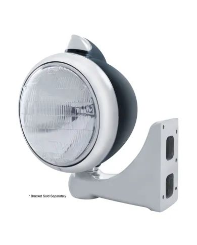 UP32635-Black Guide 682-C Headlight 6014 & Original Style LED Signal - Clear Lens