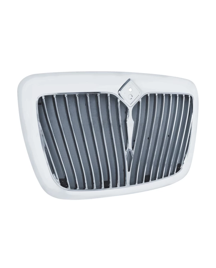 (BOX) CHROME PLASTIC INTERNATIONAL PROSTAR GRILL WITH BUG SCREEN (BOX) CHROME PLASTIC INTERNATIONAL PROSTAR GRILL WITH BUG SCREEN