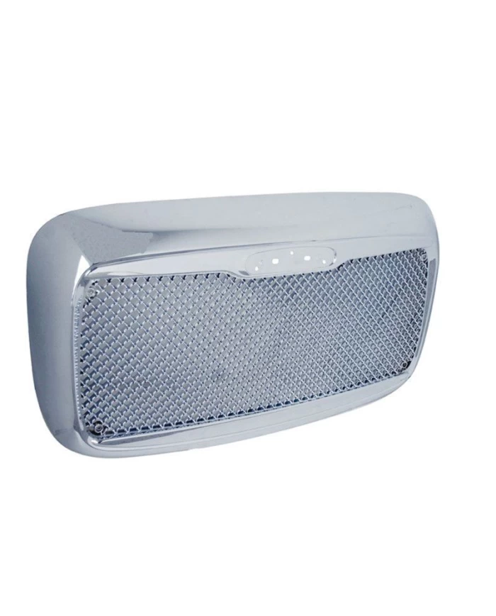 (BOX) CHROME PLASTIC FREIGHTLINER COLUMBIA GRILL - MESH DESIGN (BOX) CHROME PLASTIC FREIGHTLINER COLUMBIA GRILL - MESH DESIGN