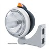 UP32636-Black Guide 682-C Headlight H6024 & Original Style LED Signal - Amber Lens