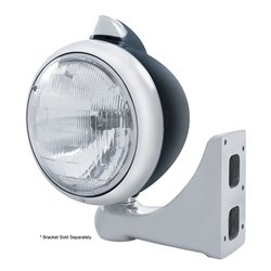 UP32637-Black Guide 682-C Headlight H6024 & Original Style LED Signal - Clear Lens