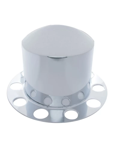 (BULK) STAINLESS STEEL REAR 2PC. AXLE COVER - ALUMINUM RING (BULK) STAINLESS STEEL REAR 2PC. AXLE COVER - ALUMINUM RING